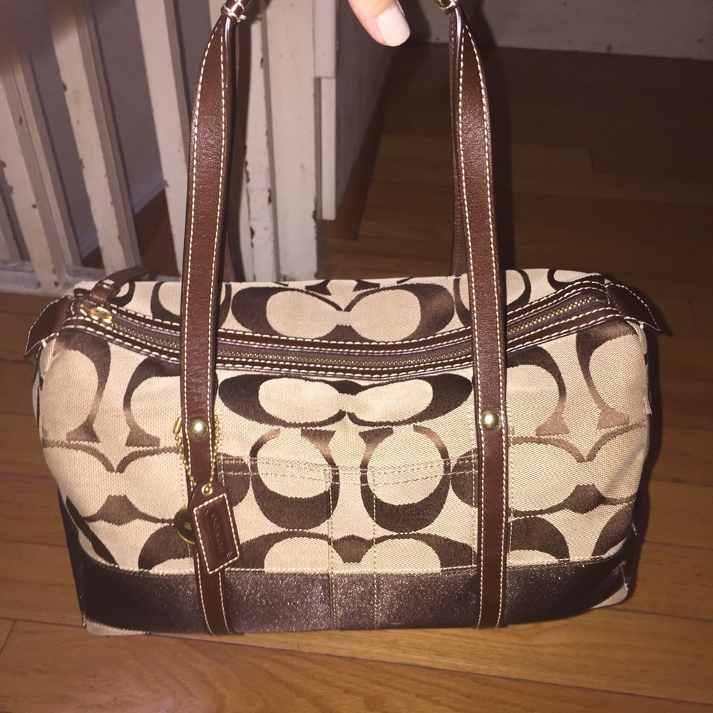 Authentic Coach brown bag